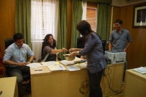 Elección por sorteo de concejales en Olvena y Laluenga en el Juzgado. JLP.