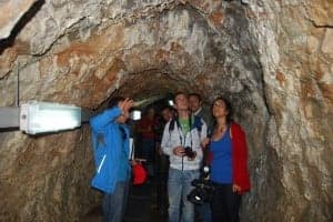Una de las galerías de la presa. JLP.