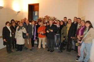 Profesores del IES 'Hermanos Argensola' en una visita. JLP.