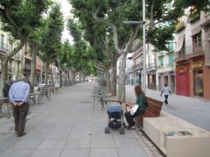 Bancos del nuevo paseo. JLP.