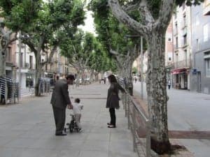 El Coso se convierte en un espacio más peatonal. JLP.