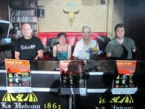 Los organizadores del ciclo de conciertos. JLP.