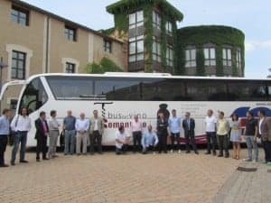 El Bus del Vino en la sede de la D.O. Somontano. JLP.