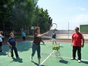 Iniciación al tenis. C.G.