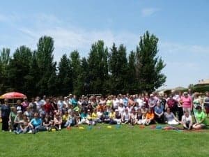 Foto de familias de las participantes. Carmen Guardia.