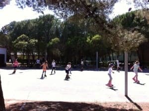 Patinaje en Airon Club. 