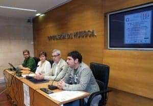 Presentación del festival en Huesca.