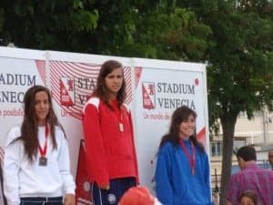 Bea en lo más alto. 