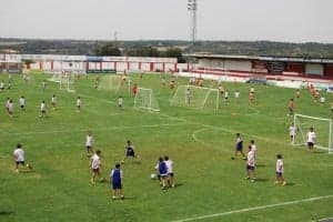 Partidos de fútbol en el Campus. JLP.