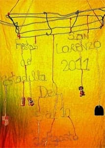 Cartel Mobile, de las fiestas de Estadilla. 
