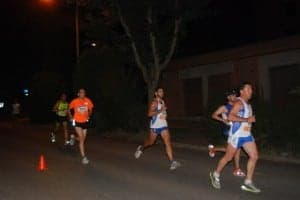 La carrera por las calles de Barbastro. JLP.