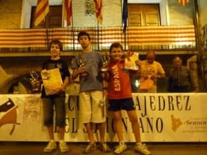 Podium infantil. 