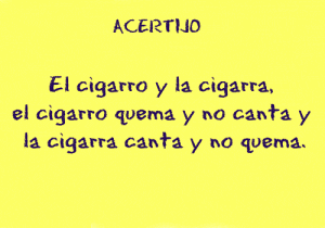Solución al acertijo anterior. Imagen: Ocio y Vida.