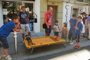 Garabato de Juegos en el Coso. JLP.