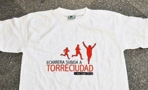 Camiseta de la carrera. 