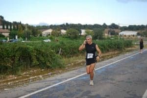 Subías en la Medio Maratón Ruta Vino Somontano. JLP.