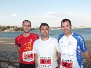 Los corredores de la Ferranca en Hondarribia.