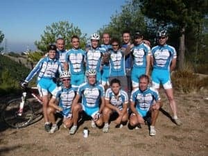 El grupo de barbastrenses en el Coll.