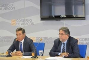Ricardo Oliván en la presentación de los gerentes. 