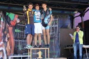 Podio Cadete con Borja Solano 1º.