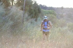 Javier Subías por los campos de Barbastro. 
