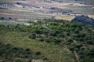 Torre caída en la Carrodilla.