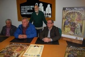 Presentación del cartel del Belén de Monzón. JLP.