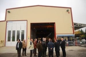 Instalaciones del grupo en Almunia de San Juan. JLP.