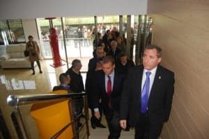 Cosculluela conoció las instalaciones. JLP.