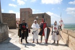 Templarios en el castillo de Monzón. JLP.