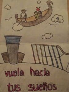El dibujo ganador de Silvana.