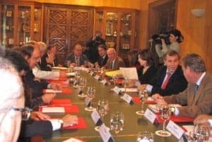 Reunión Consejo Rector Consorcio Candidatura Zaragoza Pirineos 2022. 