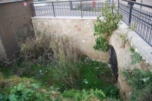 Entrada del agua al molino harinero. JLP.
