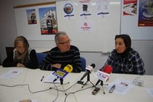 Presentación del balance de ayudas en Cáritas Monzón. JLP.