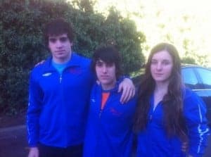 Andrés, Katia y Alex. 