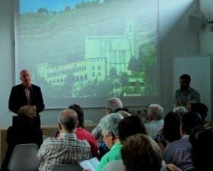 Baldellou y Mur en las XI Jornadas de Amigos de la Peña.