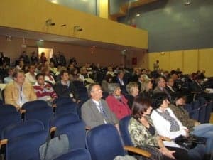 Asistentes al último foro sobre telemedicina. JLP.