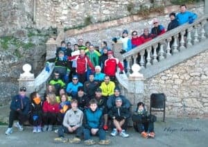 Foto de familia en el Pueyo. 