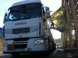 Camioneros de AINSA.