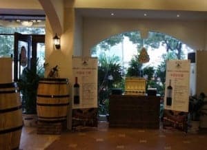 Interior de la tienda china De Beroz Wine Family.