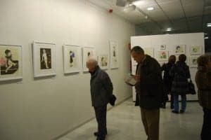 Visitantes a la exposición. JLP.