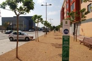 Carril bici de Barbastro. JLP.