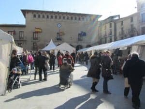 La feria se desarrolló en la Plaza Mayor. JLP.