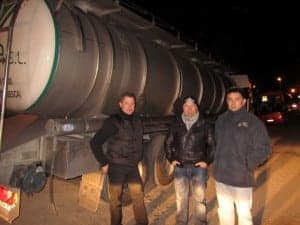 Fumanal, Anies y Buil durante la ronda. JLP.