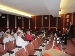 Acto de concesión de la beca. JLP.