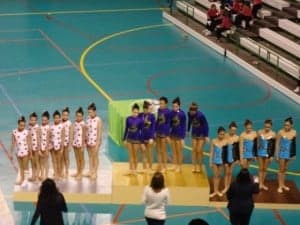 El infantil B subió al podium. Rita Piedrafita.