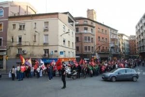 Un momento de la marcha. JLP.