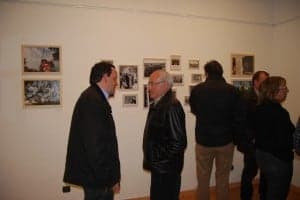 Visitantes a la exposición. JLP.