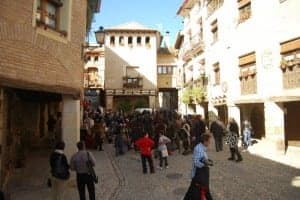Alquézar sigue siendo la localidad más visitada. JLP.