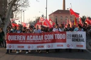 Manifestación de Monzón. 